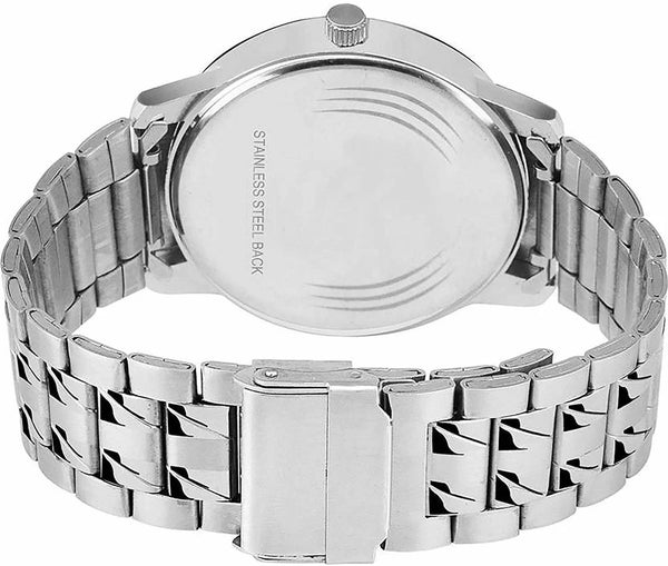 PRAIZY Analog Watch  - For Men New Stylish Combo Of Black Aveo Dial Stainless Steel Watch and Her King Bracelet
