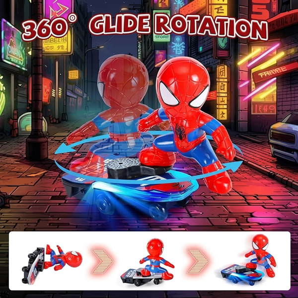 Spider Rider Stunt Skateboard Toy