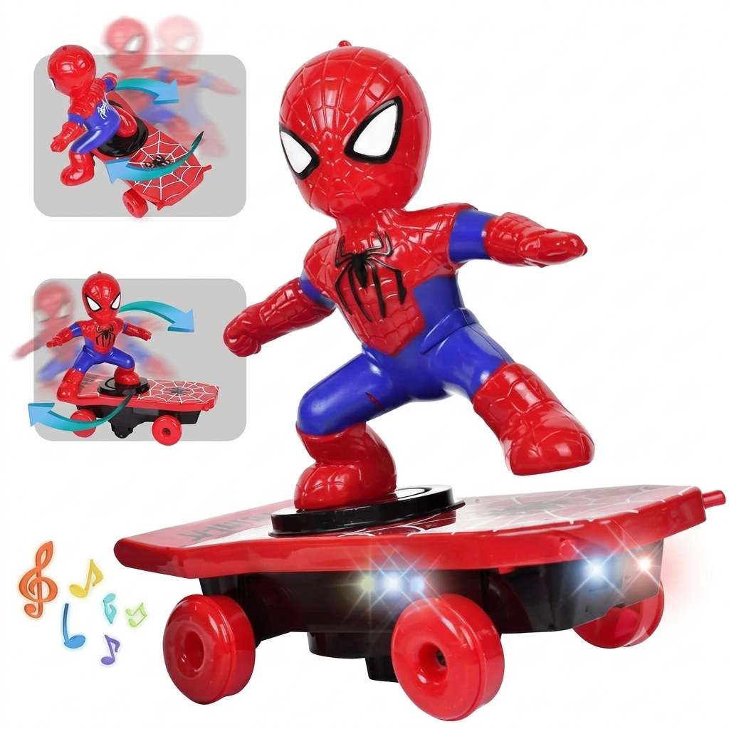 Spider Rider Stunt Skateboard Toy