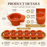 Diwali Glow LED Floating Water Sensor Diyas