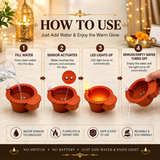 Diwali Glow LED Floating Water Sensor Diyas